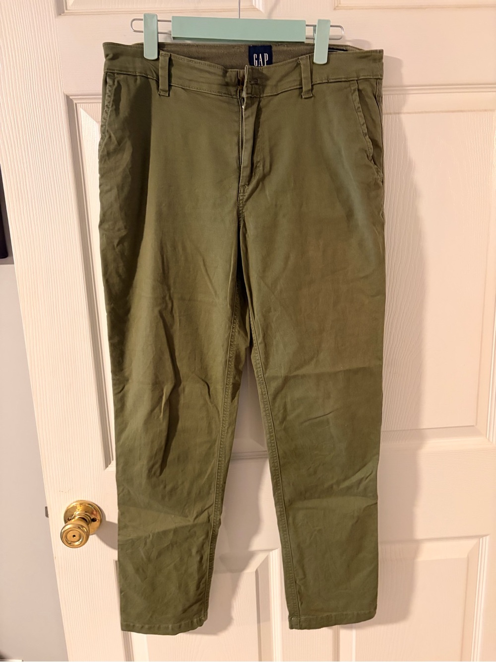 GAP Olive Chino Pants for Women